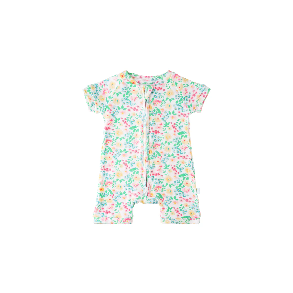 Baby Short-Sleeve Bamboo Romper - Image 13