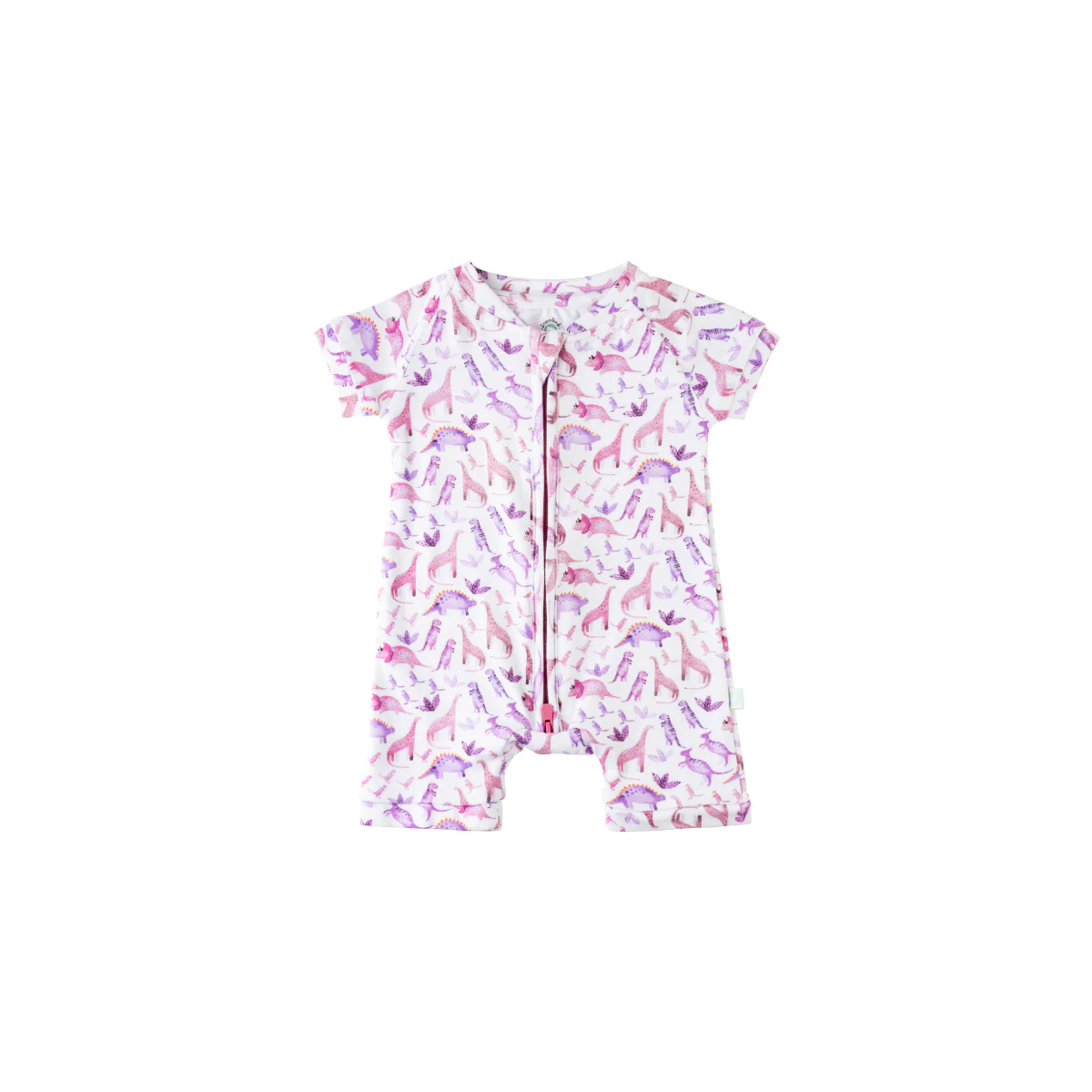Baby Short-Sleeve Bamboo Romper - Image 5