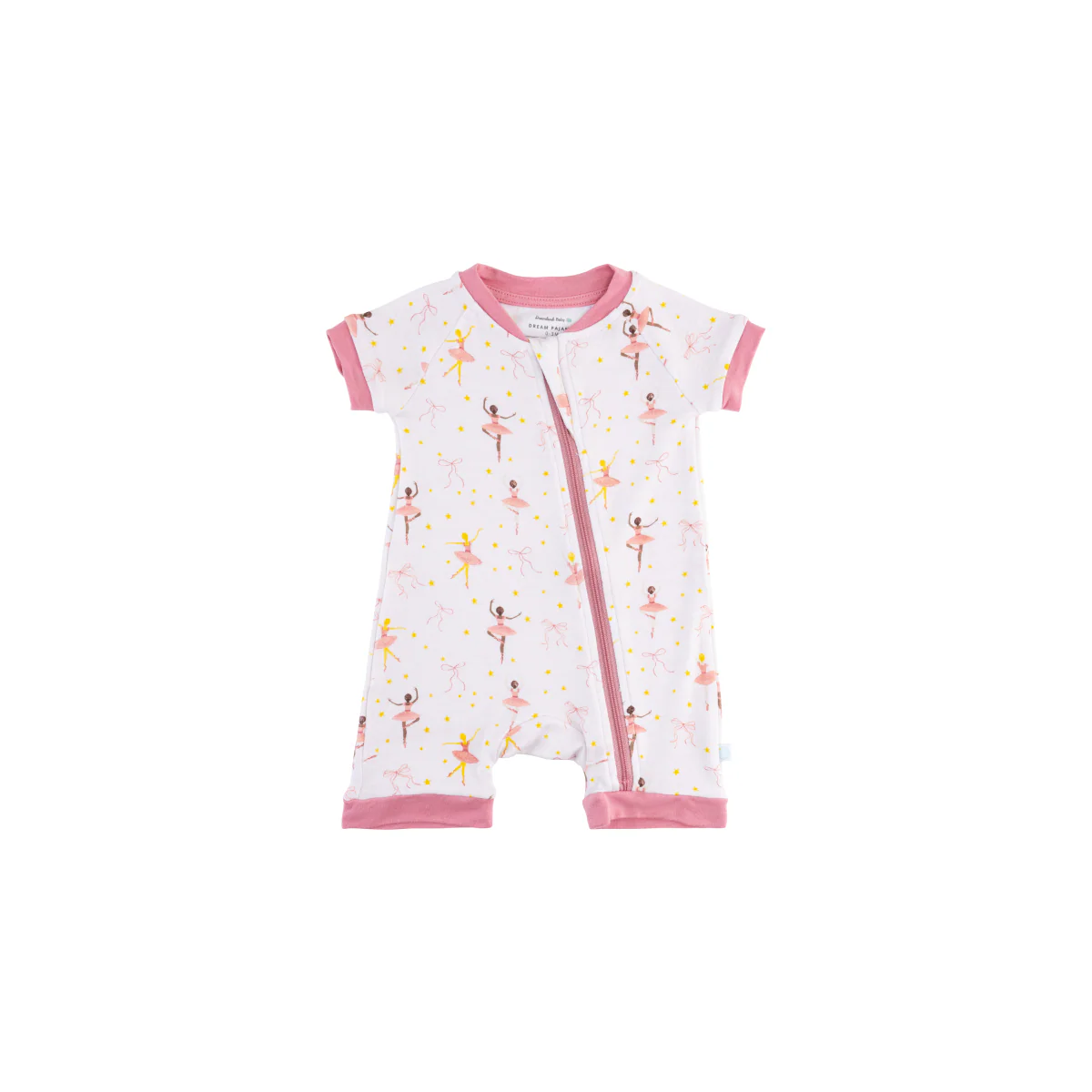 Baby Short-Sleeve Bamboo Romper - Image 6