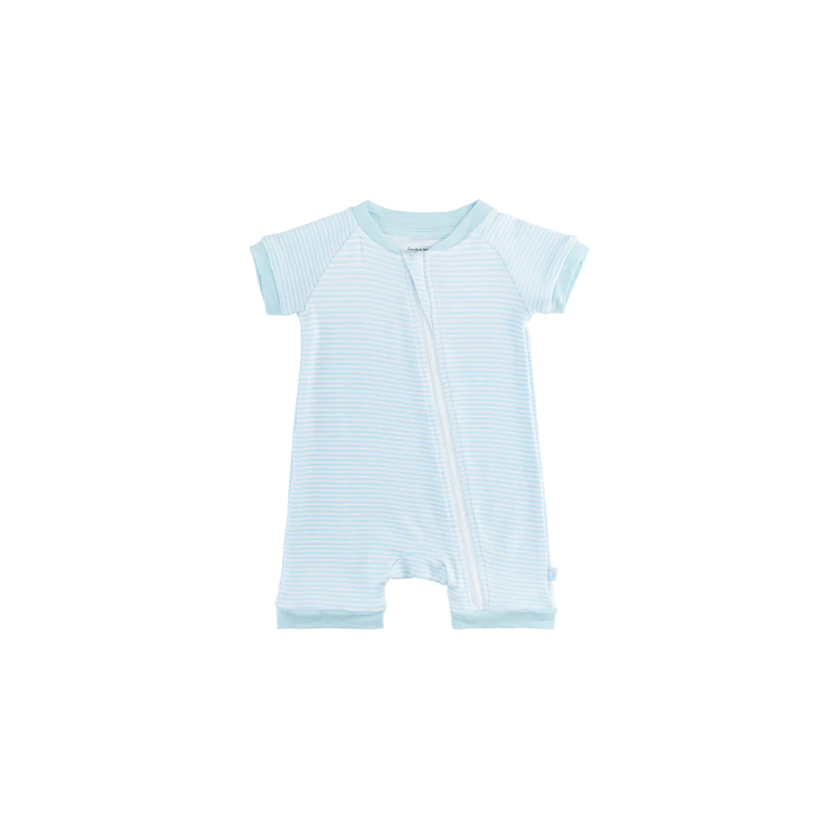 Baby Short-Sleeve Bamboo Romper - Image 7