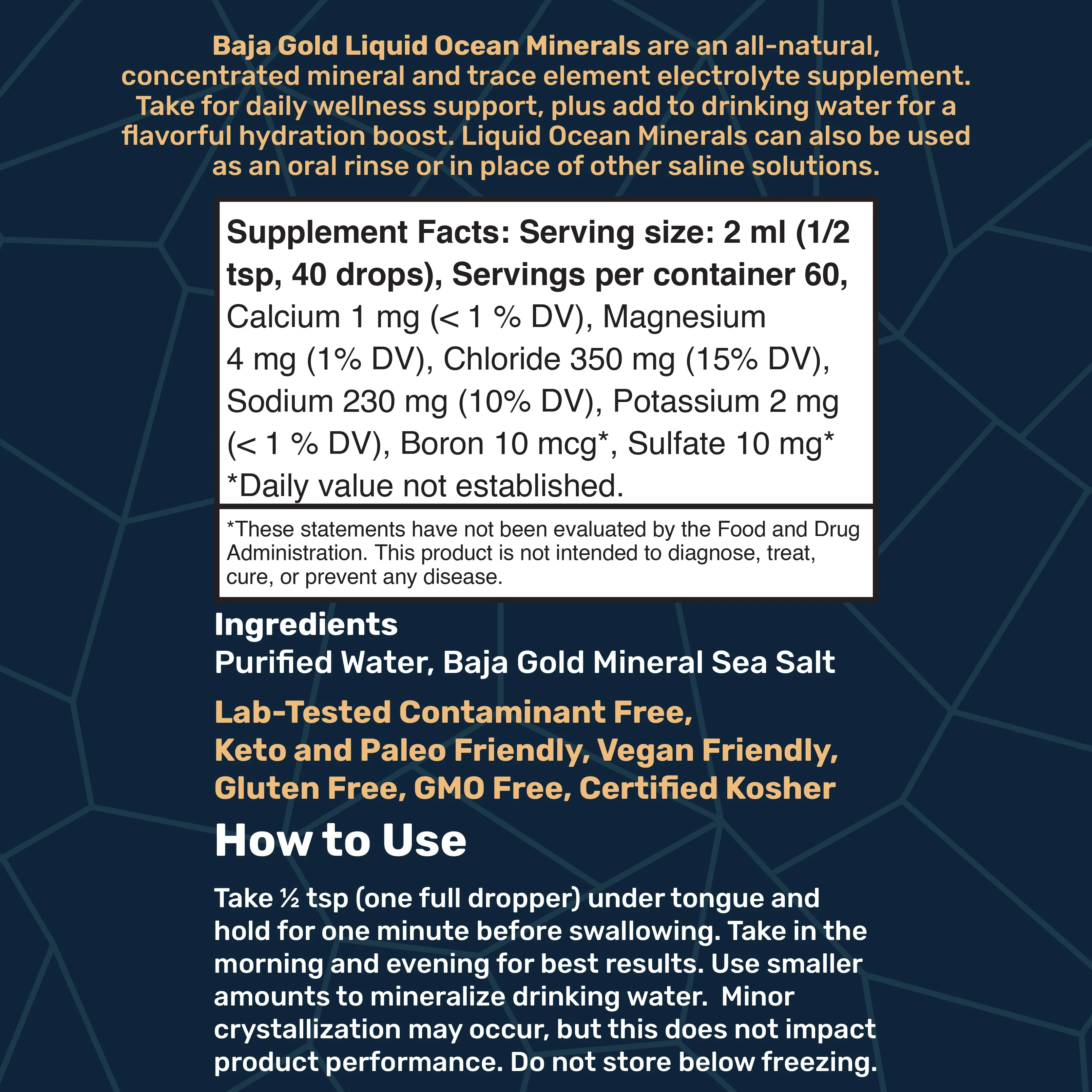 Baja Gold Liquid Ocean Minerals - Image 4