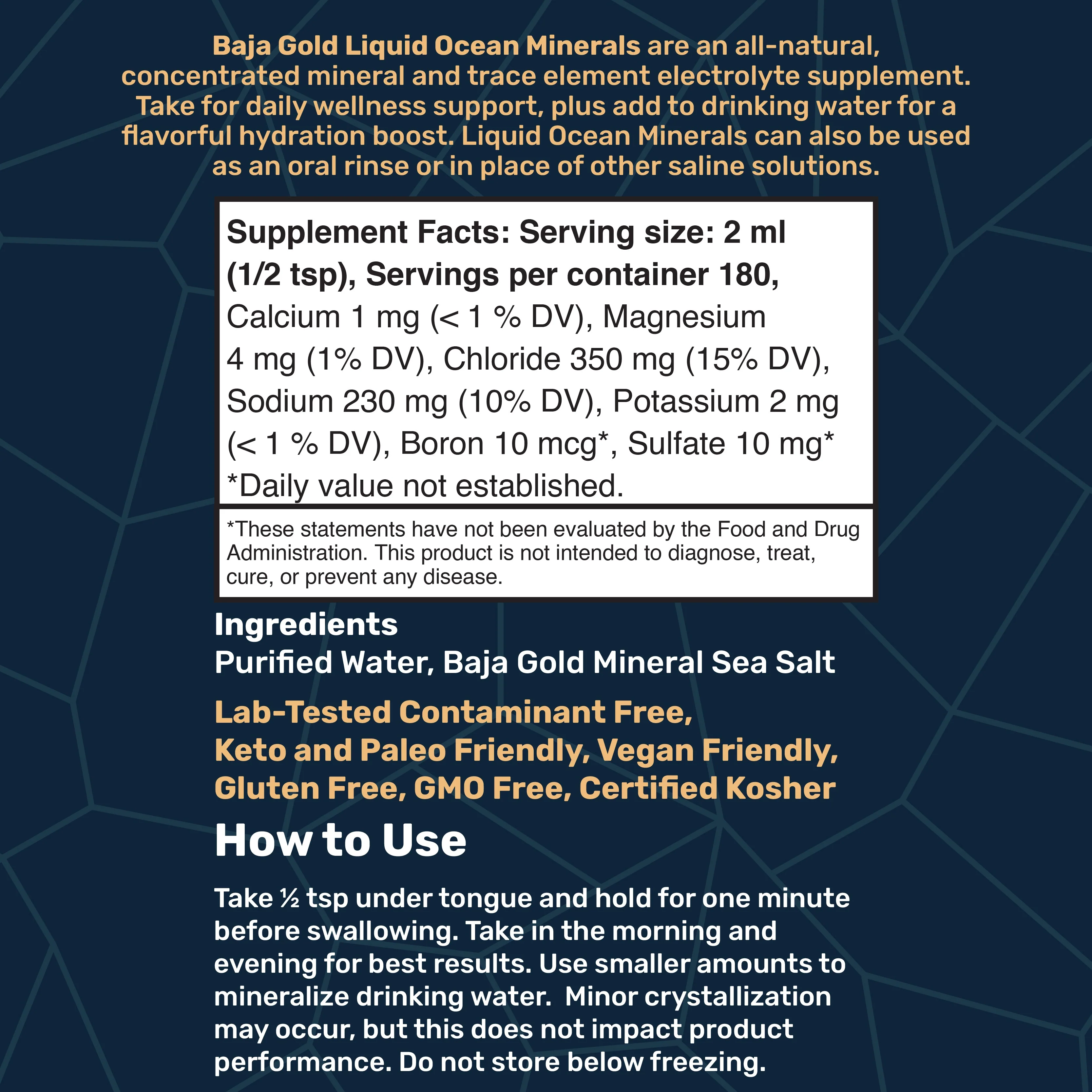Baja Gold Liquid Ocean Minerals - Image 5