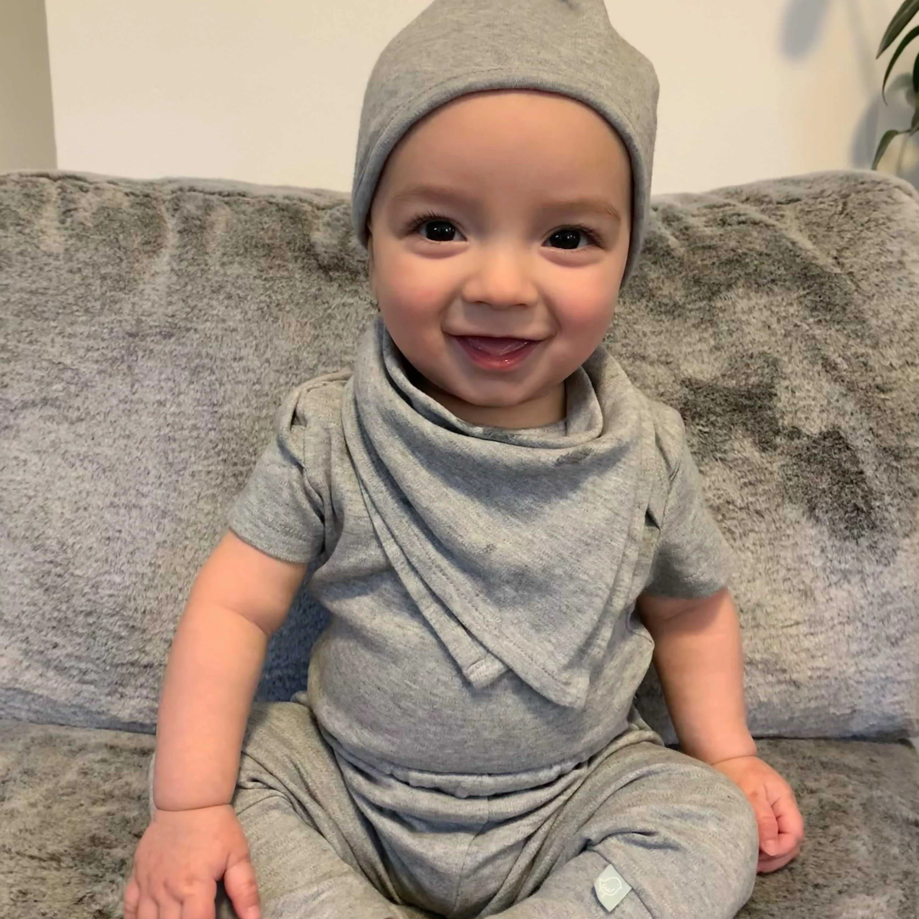 basics lap shoulder | heather - Image 4