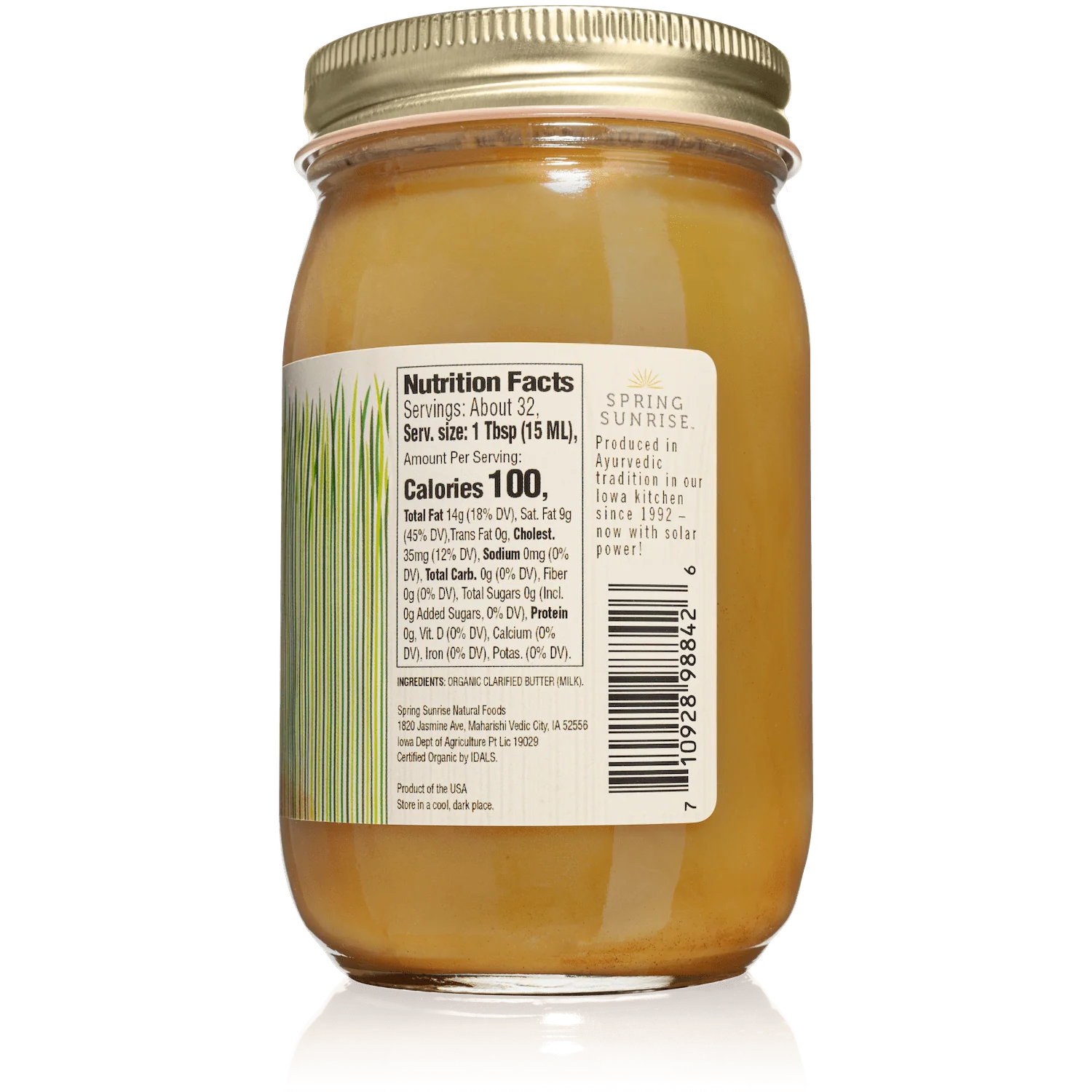 Brown Butter Organic Grass Fed Ghee - Image 3