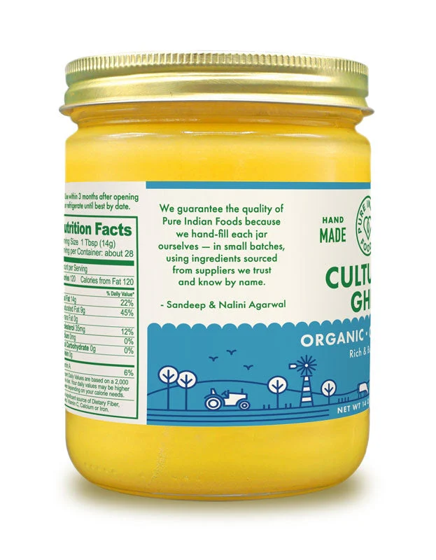 Cultured Ghee, Grassfed & Certified Organic - 14 oz - Image 7