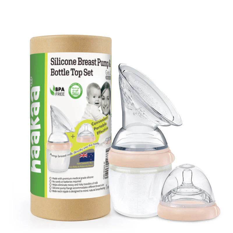 Haakaa Gen 3 Silicone Breast Pump Flange and Bottle Set 160 ml/6 oz - Image 7