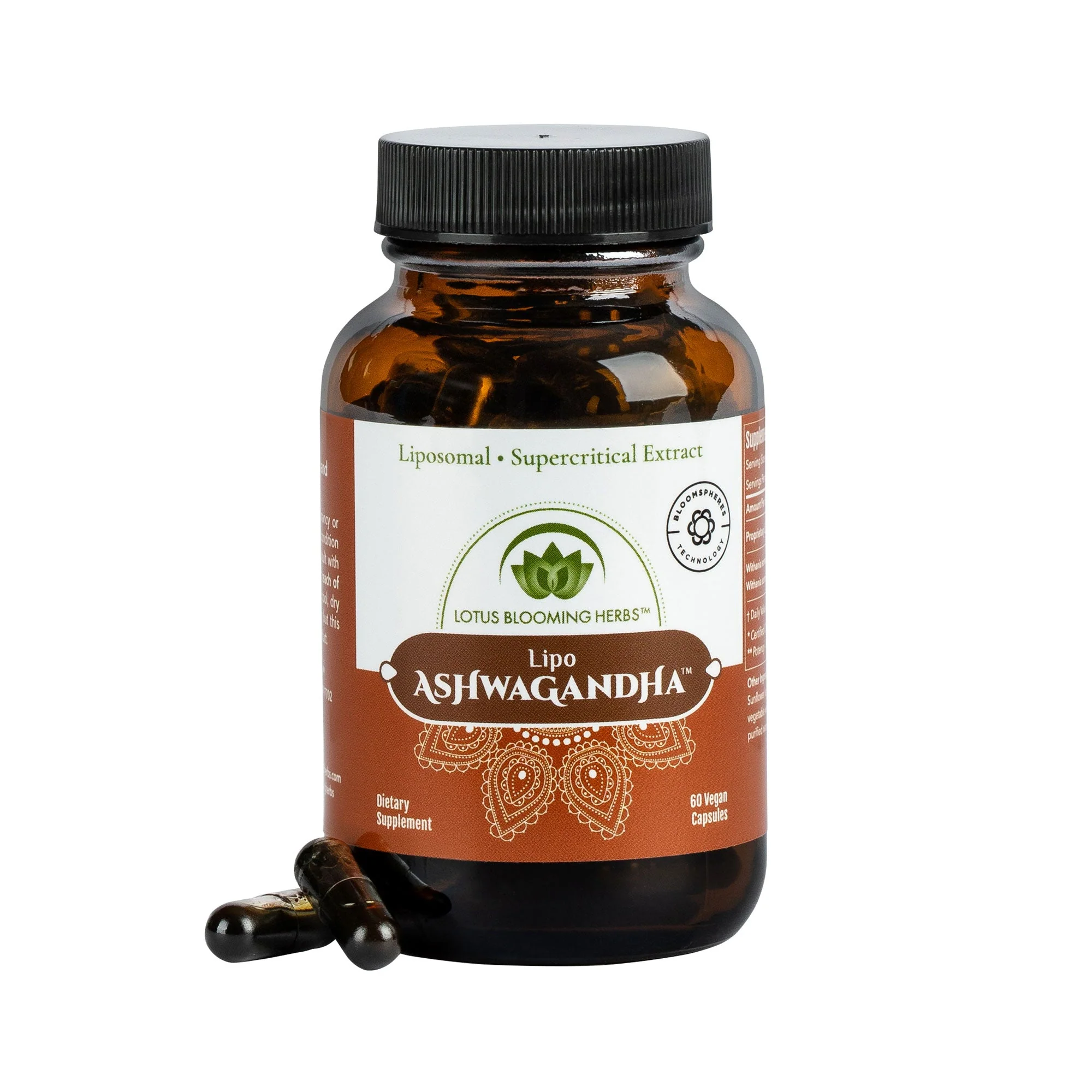 LipoAshwagandha™ | Supercritical Extract of Ashwagandha in Liposomal Form (60 vegan capsules) - Image 4