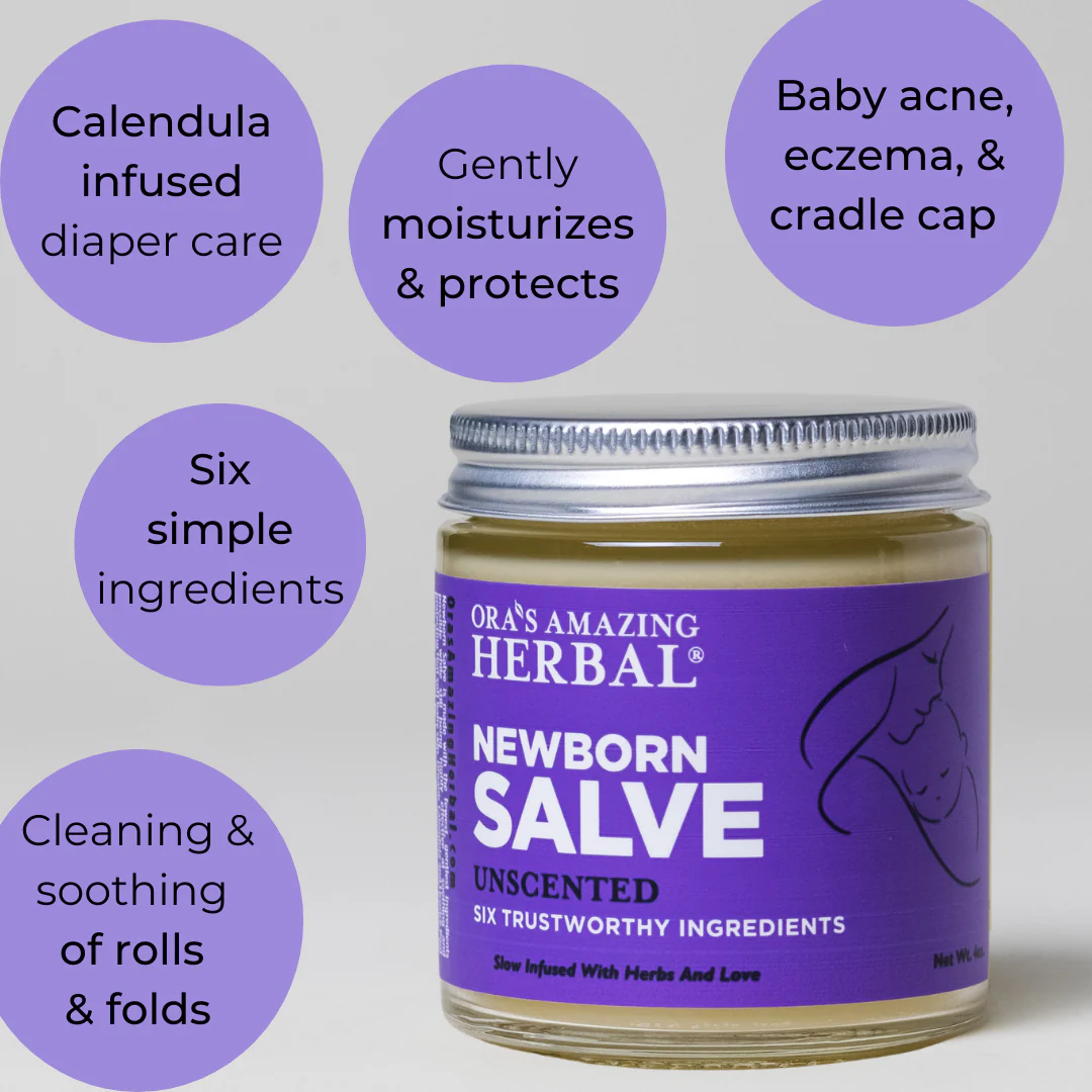 Newborn Salve, Coconut Free Calendula Salve - Image 3