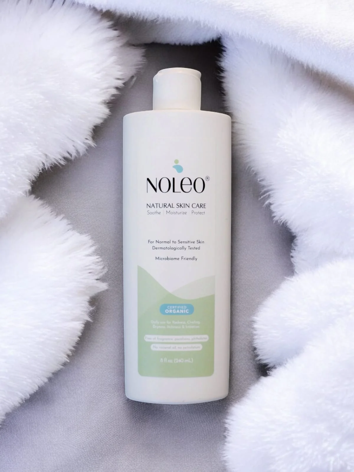 NOLEO Natural Skin Care - Sensitive Skin, Deep Moisturizer - 8oz - Image 4