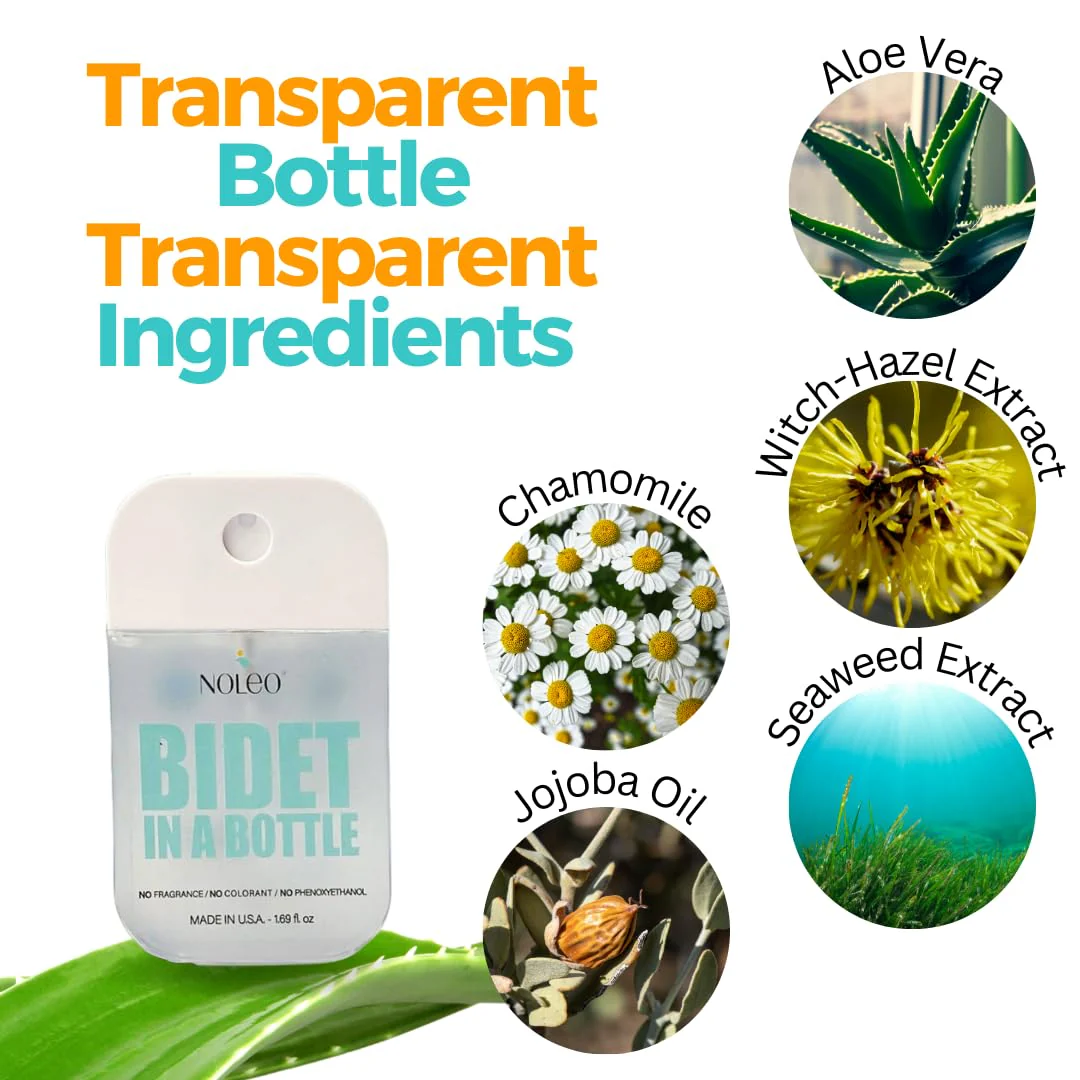 NOLEO NEW - Bidet in a Bottle - the multipurpose personal wash (50ml / 1.69oz) - Image 3