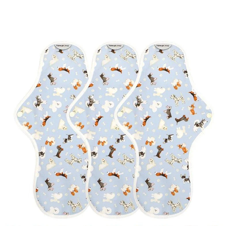 Organic Reusable Pads - 3 Overnight Pads - Image 3