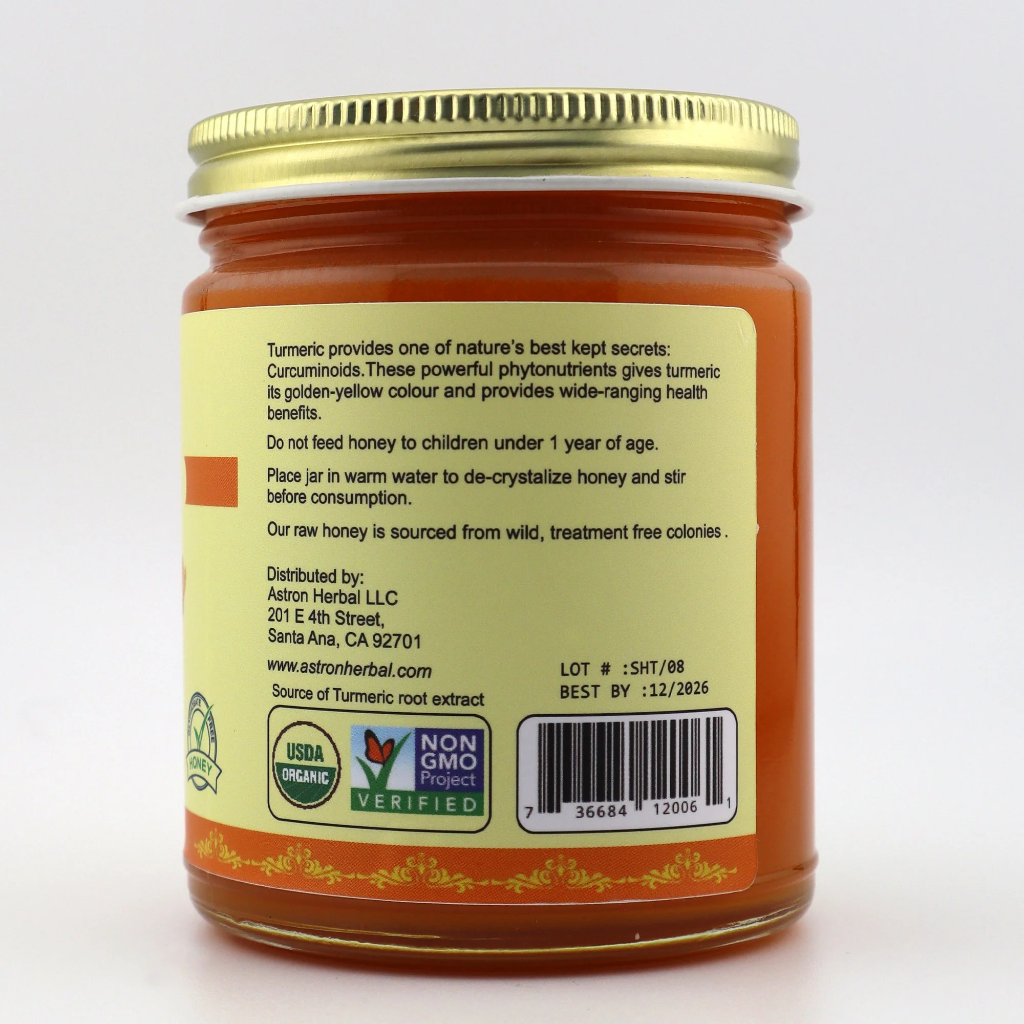 Raw Sage Honey + Turmeric - Image 3