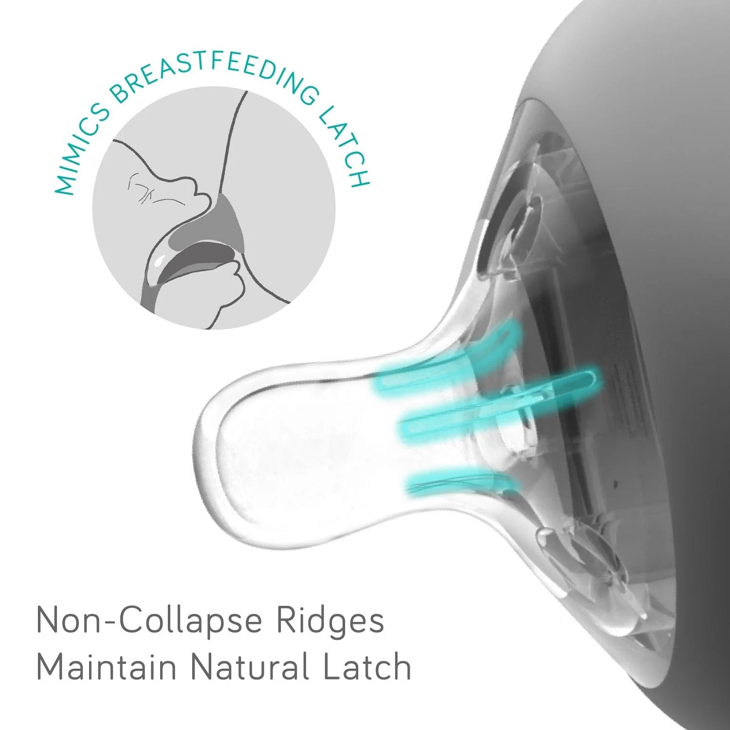 Silicone Anti-Colic Baby Bottle Nipples - Image 4