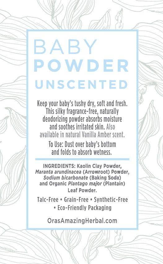 Talc Free Baby Powder, Unscented, Corn Free - Image 7