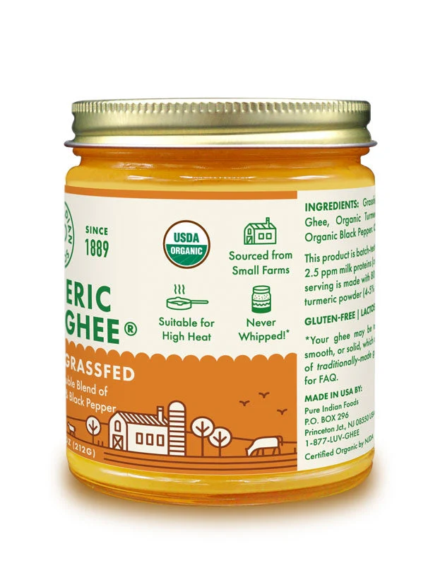 Turmeric Superghee™, Grassfed & Certified Organic - 7.5 oz - Image 3